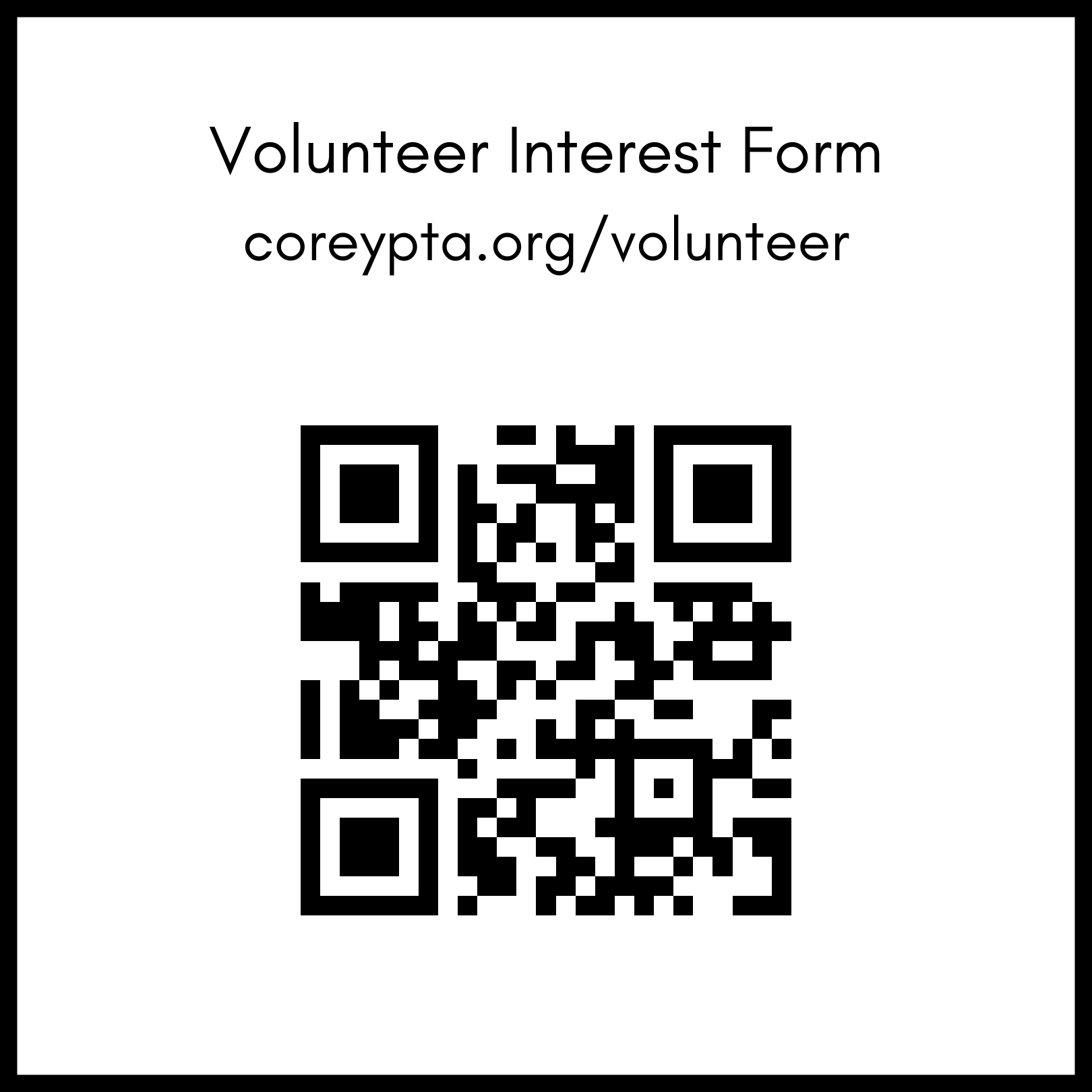 Formulario para
voluntarios interesados